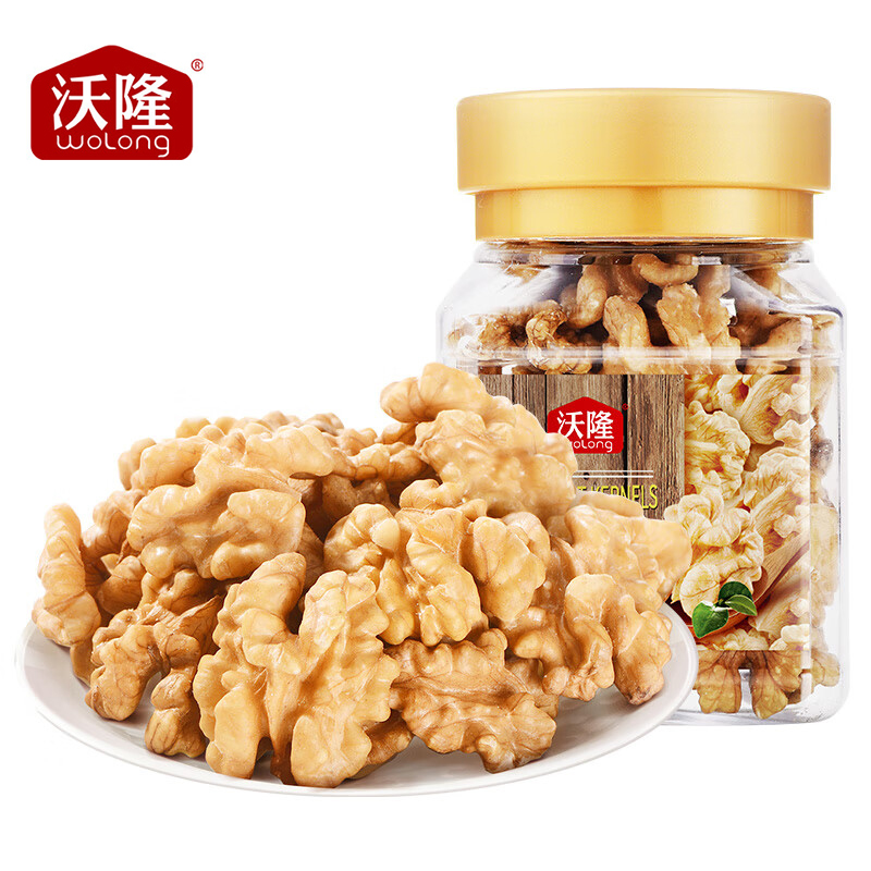 沃隆 核桃仁100g/罐 每日坚果炒货果干办公室休闲健康零食