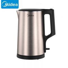 美的（Midea） MK-PJ17A01电热水壶家用1.7L烧水壶双钢防烫防干烧热水壶316不锈钢内胆电水壶