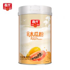 春光 香浓木瓜粉400g 海南特产木瓜粉冲饮谷物早餐饮料 罐装