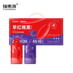 福东海 红黑枸杞原浆1800ml 30ML*60袋 早红晚黑即食纯枸杞原浆100%