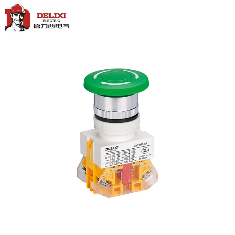德力西电气（DELIXI ELECTRIC） 按钮开关；LAY7-11XD/2 AC380V LED 绿