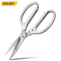 得力（deli） 不锈钢剪刀210mm办公厨房开箱多功能剪刀 DL358210