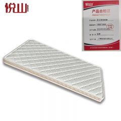 悦山 舒适环保床垫针织面料环保3E椰棕床垫床垫 1.0米 1000W*2000D*50H 张