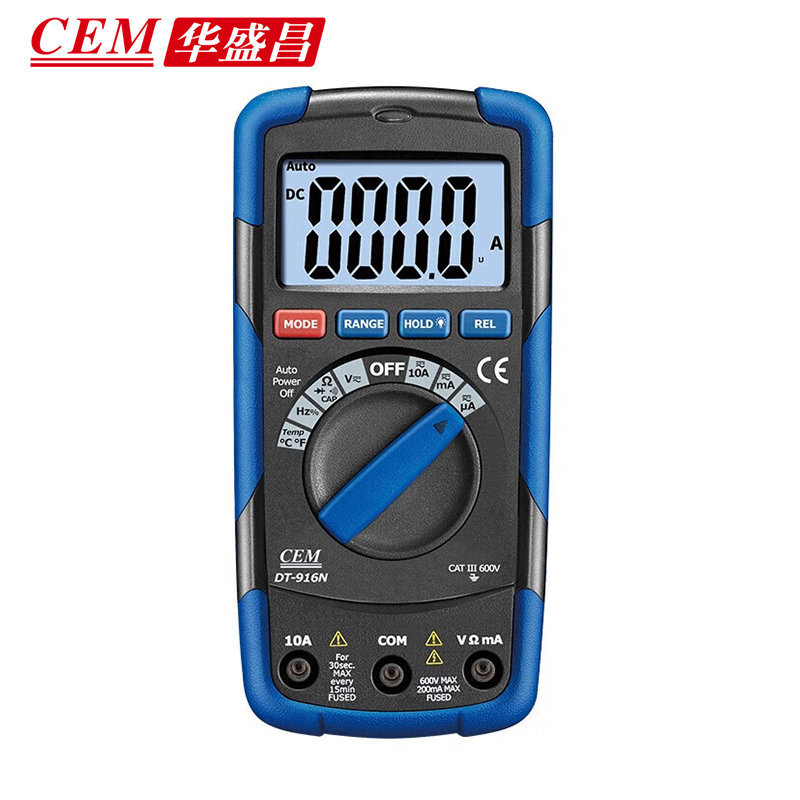 华盛昌（CEM） 万用表DT-916N 便携式数字万用表