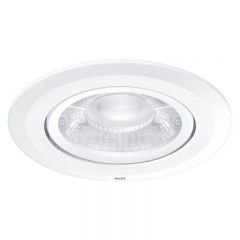 飞利浦（PHILIPS） LED5 RS100射灯 840 自然光4000K 6W 220V 开孔尺寸75mm 光束角36度 1个 929001980710 适用于运营商，家用，办公场所