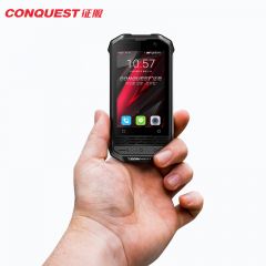 CONQUEST  F2 6G+128G 征服便携迷你3.1英寸小手机智能三防户外防水防摔对讲儿童学生戒网全网通4G备用