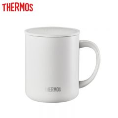 膳魔师（THERMOS） TCDG-451 WH保温杯马克咖啡杯440ml带盖茶杯男女情侣水杯子