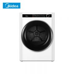美的（Midea） MG100L0+MH100-HL0智能家电热泵式烘干机10公斤家用大容量紫外线除菌除螨消毒滚筒回南天除毛神器