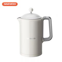 大宇（DAEWOO） EK01白色复古电热水壶 恒温水壶家用电烧水壶热水壶 保温调温泡奶不锈钢1.5L大容量