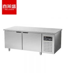 喜莱盛（XLS） XLS-GLC1560保鲜冷藏工作台厨房卧式操作台冷藏冷冻双温冰柜奶茶店水吧台工程款1500*600*800