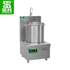 圣托（Shentop） 304#不锈钢单头电矮汤炉 15KW 工业用单头煲粥煲汤炉 DCE31