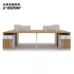 中泰  J-FBHX282办公桌椅组合职员桌办公室员工位卡座4人位屏风2800W×1200D×750H