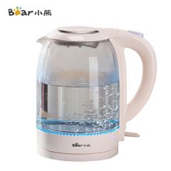 小熊（Bear） ZDH-A17L1电水壶加厚高硼硅玻璃电热水壶家用大容量烧水壶304不锈钢发热盘开水壶蓝光烧水体验
