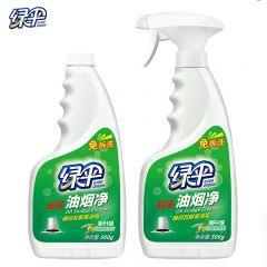 绿伞  厨房清洁油烟净 橄榄香型500g*2瓶 去油污油烟机清洗油污净