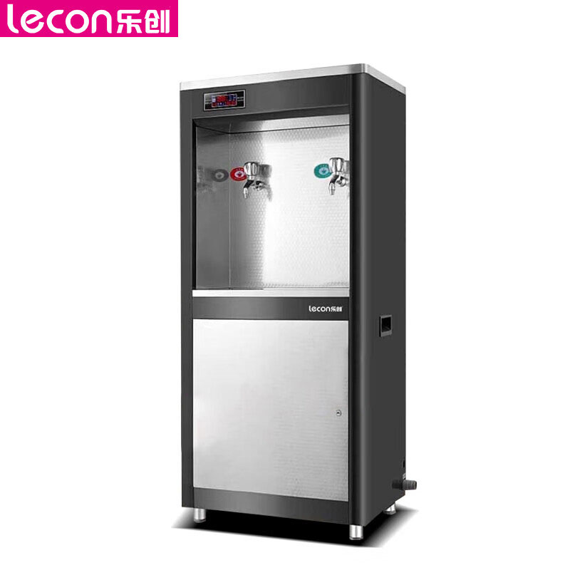 乐创（lecon） 商用开水器 学校公司工厂大型不锈钢饮水机 柜式一开一温 LC-J-ZY01
