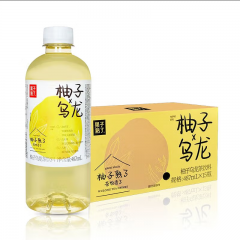 果子熟了 果汁茶 0脂肪 柚子乌龙茶饮料 487mL*15瓶 整箱装