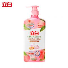立白 白桃APG洗洁精1kgA类果蔬奶瓶洗洁剂洗碗液洗涤灵高效去油除味