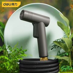 得力（deli）高压洗车水枪7.5米魔术管水枪5件套 DL882755