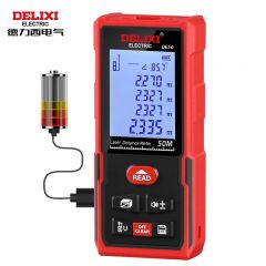 德力西电气（DELIXI ELECTRIC）充电语音版激光测距仪红外线电子测距仪手持测量仪电子尺量房仪 充电语音款0.05-120米