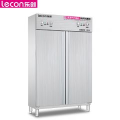 乐创（lecon） 高温消毒柜热风循环立式商用 餐厅厨房不锈钢双门餐具消毒碗柜 LC-J-XD910B