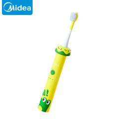 美的（Midea） 儿童电动牙刷声波震动专业防蛀软毛护龈可充电三种模式智能定时YE1 （适用3-12岁）黄