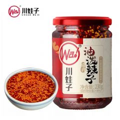 川娃子 油泼辣子230g 辣椒油下饭辣椒酱红油油辣子凉拌凉面凉皮调味料家用红油