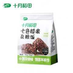 十月稻田（SHIYUEDAOTIAN） 七色糙米杂粮饭700g（100g*7） 七色糙米饭团 即食 粗粮五谷杂粮 方便速食 低脂健身主食