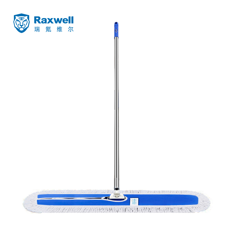 瑞氪维尔（Raxwell） 标准型大堂尘推 平板拖把 加粗棉线拖布110cm带杆1套 RJTMB005