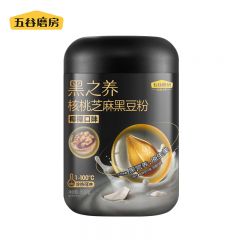 五谷磨房 核桃芝麻黑豆粉500g 椰椰口味 黑芝麻糊营养早餐可冷冲代餐即食健康谷物粉