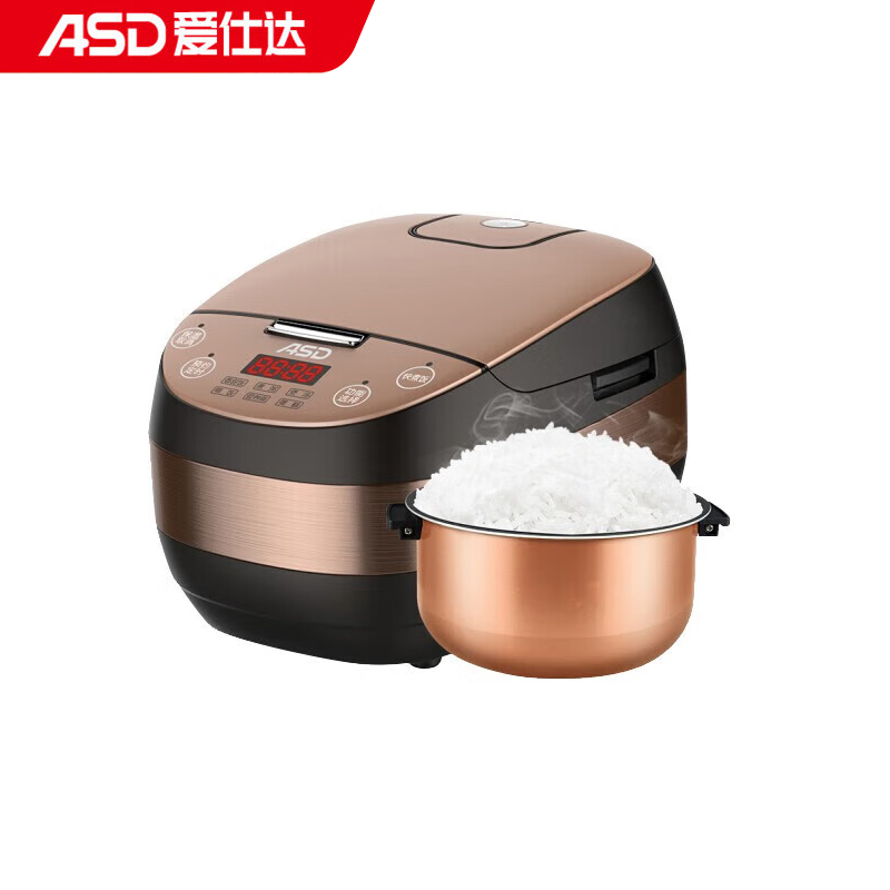爱仕达（ASD） 家用智能预约电饭煲4L升3-6人 AR-F40E506