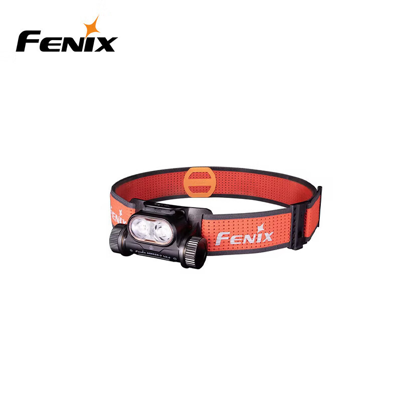 FENIX HM65R-TV2.0越野跑头灯镁合金轻量化户外跑步照明头灯 曜石黑