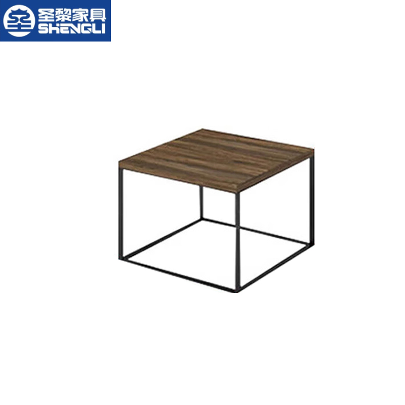 圣黎 商务接待会客洽谈沙发办公室主管经理室沙发 方几(60*60*45cm)
