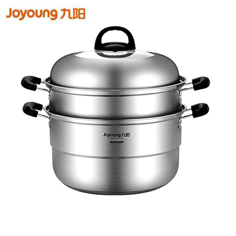 九阳（Joyoung） ZGH2802蒸锅 汤锅 家用304不锈钢锅三层蒸笼28CM