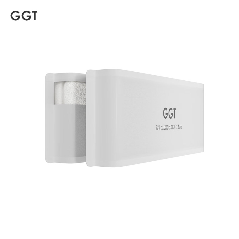 GGT 日本棉花糖毛巾新疆长绒棉洗脸巾家用柔软面巾五星级酒店加厚毛巾象牙色35*72cm