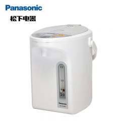 松下 （Panasonic） 食品级涂层内胆电热水瓶 白色3升一键除氟全自动智能保温烧水壶NC-EK3000