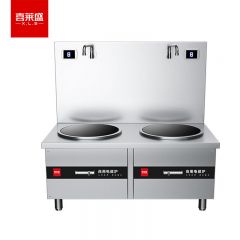 喜莱盛（XLS） XLS-XCL12SPGT商用电磁炉大功率电磁大锅灶12KW双头平头炉304不锈钢学校厨房电磁灶工程款