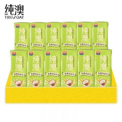 纯澳 生椰燕麦奶200ml*12 天然膳食纤维早餐奶0乳糖谷物饮料
