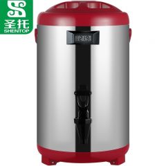 圣托（Shentop） DBD06奶茶保温桶带温度显示凉茶饮料冷热桶数码显示温度奶茶店果汁豆浆桶 10L