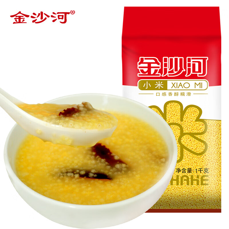 金沙河 杂粮精品小米粥月子米 小米1kg