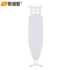 欧润哲 白色条纹大号加袖子烫衣板防热布烫衣板套组