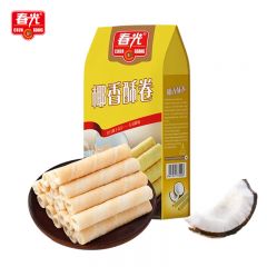 春光 椰乡酥卷238g 海南特产 休闲零食办公室零食小吃奶香酥脆下午茶点心 盒装