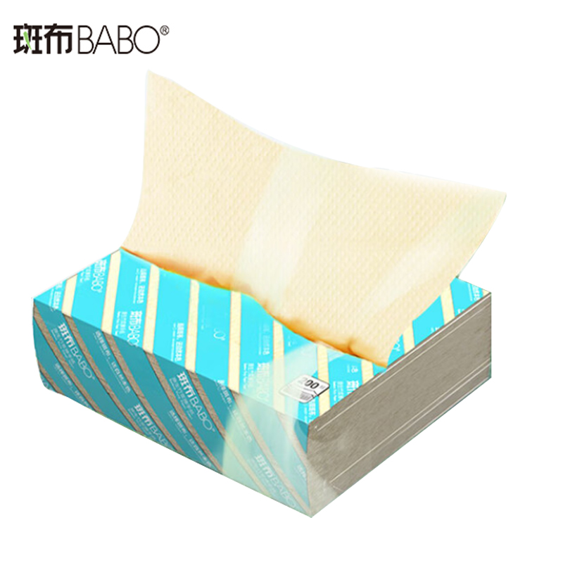 斑布（BABO） 原生竹浆230*225mm大张优等品抽纸2层200抽*20包整箱