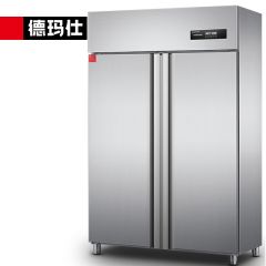 德玛仕（DEMASHI） 消毒柜商用热风循环高温立式双门餐厅酒店厨房用大容量不锈钢双门餐具消毒碗柜XDR870-PD1