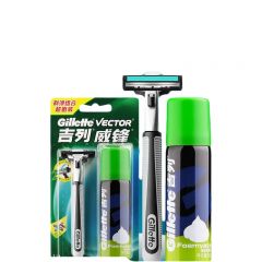 吉列 威锋剃须刀1刀架1刀头+剃须泡50g