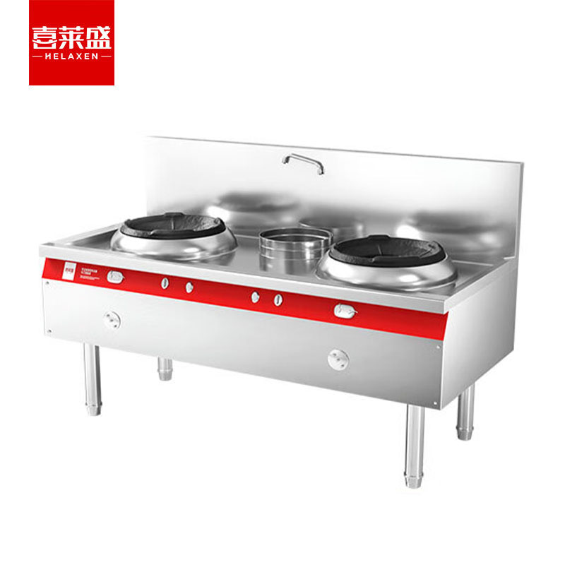 喜莱盛（XLS） SZCT28-21TC商用燃气灶台天然气猛火灶带熄火保护酒店饭店学校幼儿园工地食堂煤气灶不锈钢炉芯