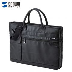 山业（SANWA）BAG-GF8BKWP-C商务休闲电脑包 防泼水 内衬橙色  15.6英寸
