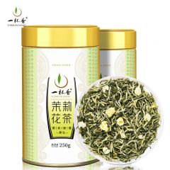 一杯香 茉莉花茶横县特级 花草茶 茉莉花茶特级500g（250g*2罐）