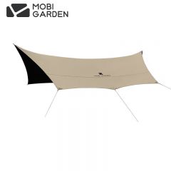 牧高笛（MOBIGARDEN） NX22680014俊庭530牛津遮自然光户外露营遮阳防晒牛津布黑胶天幕和风沙