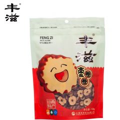 丰滋 果零食嘎嘣脆枣无核酥脆红枣圈休闲零食办公室泡水红枣干原味 枣圈圈108g