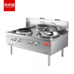 喜莱盛（XLS） SDGT28-90LDG商用猛火灶天然气大锅灶食堂煤气灶加厚304不锈钢1.3mm带熄火保护小炒连大锅灶工程款